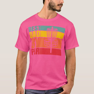 T-shirt Disque Golf Best Papa Par Par Funny Fête des pères