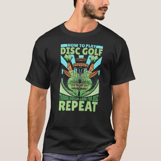 T-shirt Disque Golf Comment Lire Disk Golf (Devant)