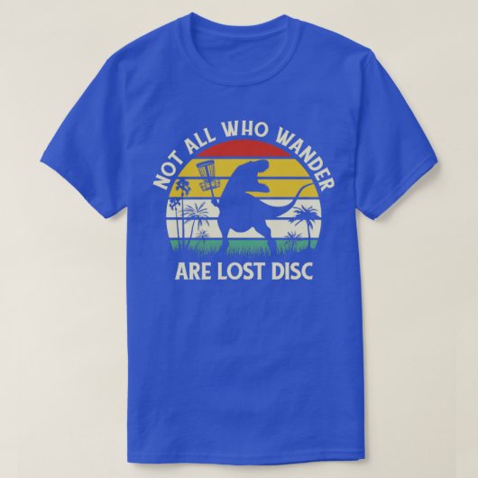 T-shirt Disque Golf Dinosaur Disque Golf (Design devant)