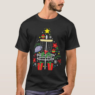 T-shirt Disque Golf Frisbee Arbre de Noël Arbre de Noël Fu