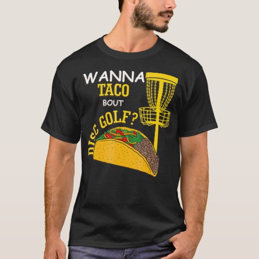 T-shirt Disque Golf Funny Disque Golf Pun Wanna Parler de (Devant)