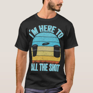 T-shirt Disque Golf Kanjam Je suis là pour appeler le tir