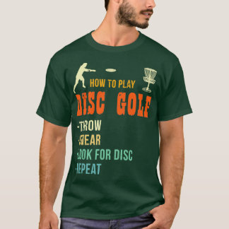 T-shirt Disque Golf Lover Chemise Drôle Disque Golf Cadeau