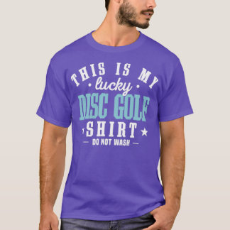 T-shirt Disque Golf Lucky Meilleur Cool Funny Disque Golfe
