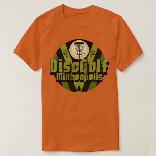 T-shirt Disque Golf Minneapolis (Design devant)