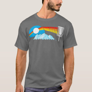 T-shirt Disque Golf Mounts Sunset Disque Golf Disque Vinta