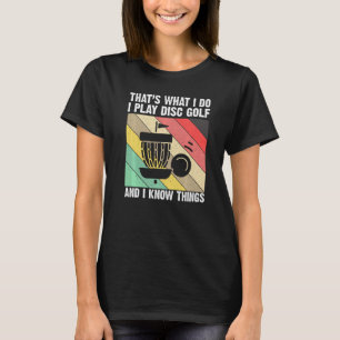T-shirt Disque Golf pour Hommes Femmes Joueur de Disque Go