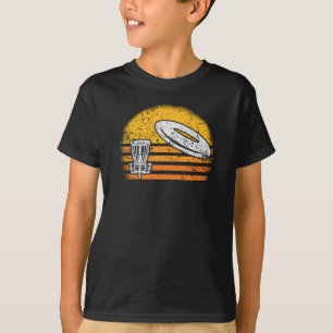 T-shirt Disque Golf Rétro