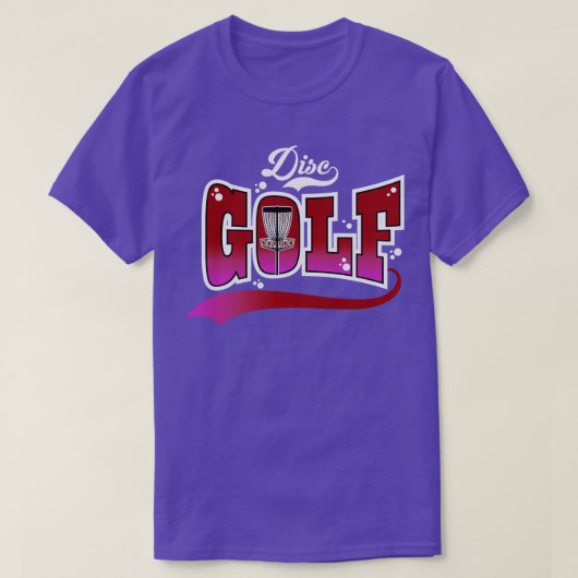 T-shirt Disque Golf Rouge (Design devant)