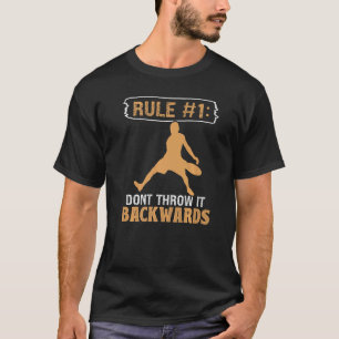 T-shirt Disque Golf Sport Jeter À L'Arrière Frisbee Golf