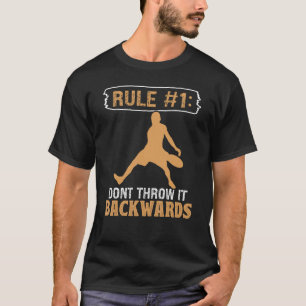 T-shirt Disque Golf Sport Jeter À L'Arrière Frisbee Golf