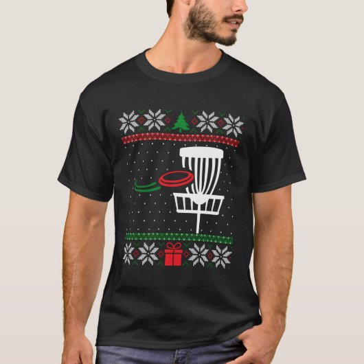 T-shirt Disque Golfer Ugly Disk Golf Frisbee (Devant)