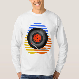 T-shirt Disque Rétro