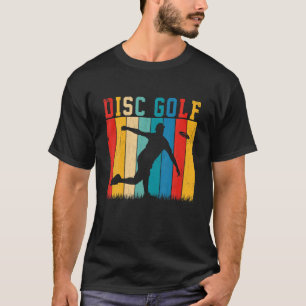 T-shirt Disque vintage Golf Sports Drôle Disque Golfer jou