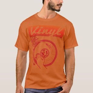T-shirt disque vinyle