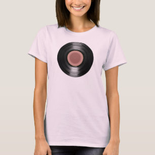 T-shirt disque vinyle de musique cool