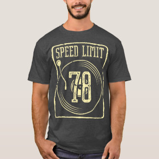 T-shirt Disque Vinyle Limite de Vitesse 78