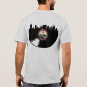 T-shirt Disque vinyle LRN Skyline (Dos)