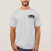 T-shirt Disque vinyle LRN Skyline (Devant)