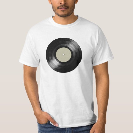 T-shirt disque vinyle pour mélomanes (Devant)