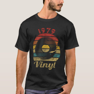 T-shirt Disque Vinyle Rétro 1979 Musique Vintage