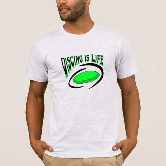 T-shirt Disquer c'est la vie, Disc Golf (Devant)