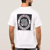 T-shirt Disques de castor de sort malheureux (Dos)