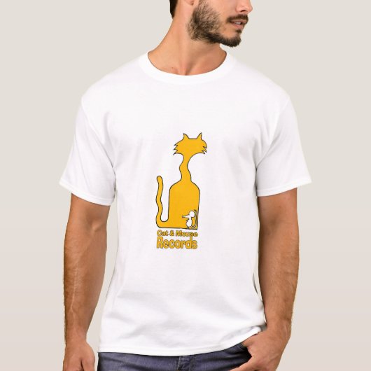 T-shirt Disques de chat et de souris (Devant)