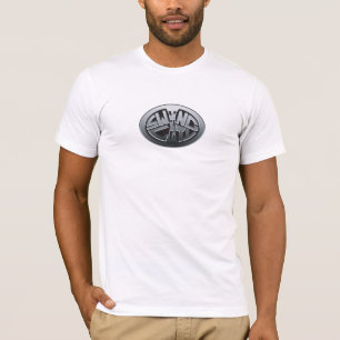 T-shirt Disques de ville d'oscillation