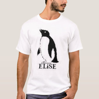 T-shirt Disques d'ELiSE/pingouin