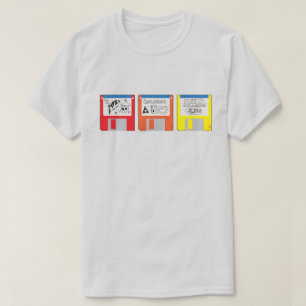 T-shirt Disques durs rétro du début des années 2000