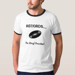 T-shirt DISQUES… La frontière de vinyle !