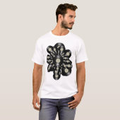 T-shirt disques vinyles rétro (Devant entier)