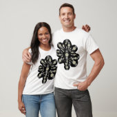 T-shirt disques vinyles rétro (Unisexe)
