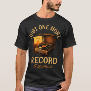 T-shirt Disques Vinyles Rétro Juste Un Autre Disque Je Pro