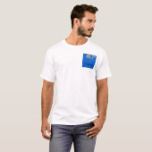 T-shirt Disquette de jeu rétro 3 Geek 2 face Homme Tee (Devant entier)