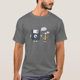 T-shirt Disquette USB Je suis votre père T  Funny Nerd Ge