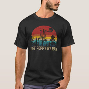 T-shirt Disquette Vintage Mens Golf Poppy Best Poppy Par P