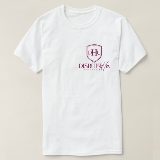 T-Shirt DisruptHER Université (Design devant)
