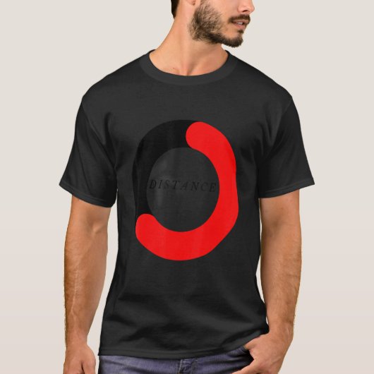 T-shirt Distance Liberté moderne (Devant)
