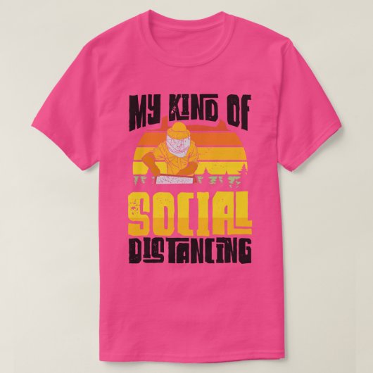 T-shirt Distance sociale (Design devant)