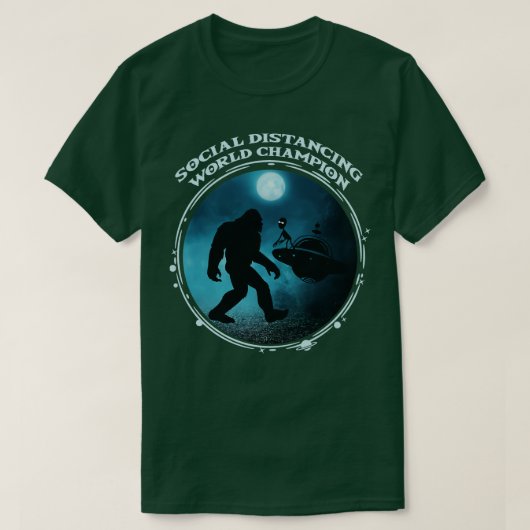 T-shirt distance sociale (Design devant)