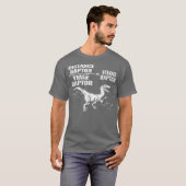 T-shirt Distance Time Raptor Velociraptor Equation  Fun (Devant entier)