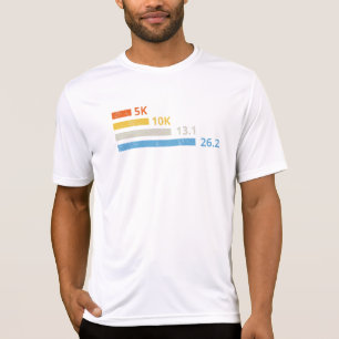 T-shirt Distances de course I - 5K 10K 13,1 26,2 Marathoni