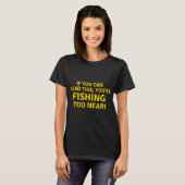 T-shirt Distanciation sociale de pêche (Devant entier)