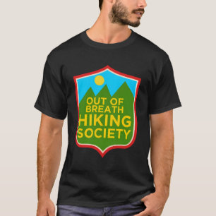 T-shirt Distorsion De La Société De Randonnée Du souffle
