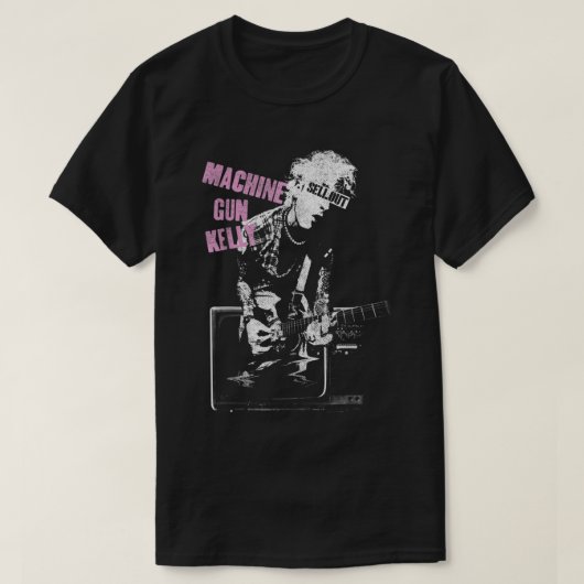 T-shirt Distorsion Machine Gun Kelly (Design devant)
