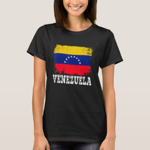 T-shirt Distorsion Venezuela Drapeaux Hommes Femmes Enfant