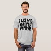 T-shirt distortedsynths01-black (Devant entier)