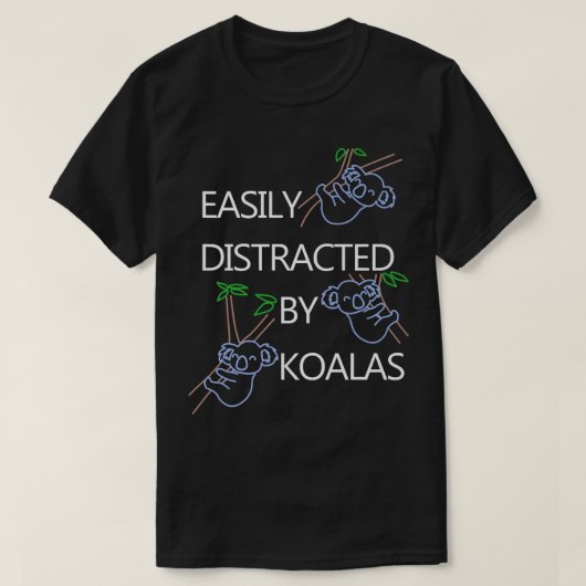 T-shirt Distrait de Koalas Funny Dit Bear Premium (Design devant)